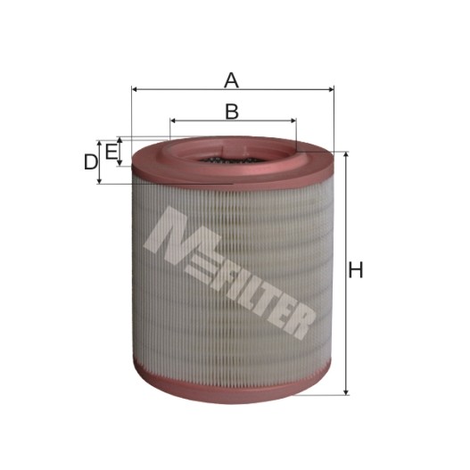 Слика на филтер за воздух MFILTER A 8063 за Alfa Romeo Spider (939) 3.2 JTS - 260 коњи бензин