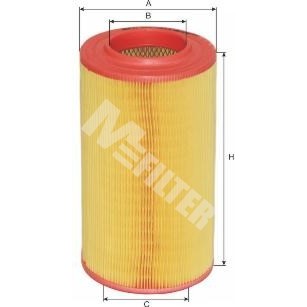 Слика на филтер за воздух MFILTER A 843 за Fiat Ducato BOX 250 115 Multijet 2,0 D - 116 коњи дизел