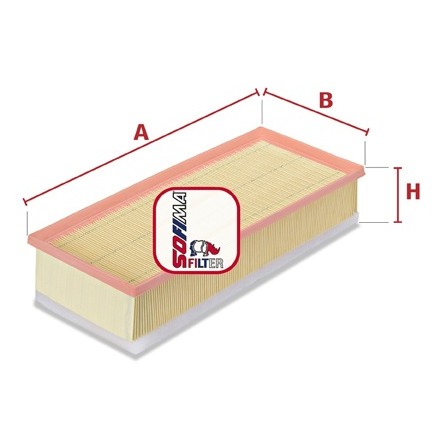 Слика на филтер за воздух SOFIMA S 0333 A за Citroen C8 EA,EB 2.0 HDi 165 - 163 коњи дизел