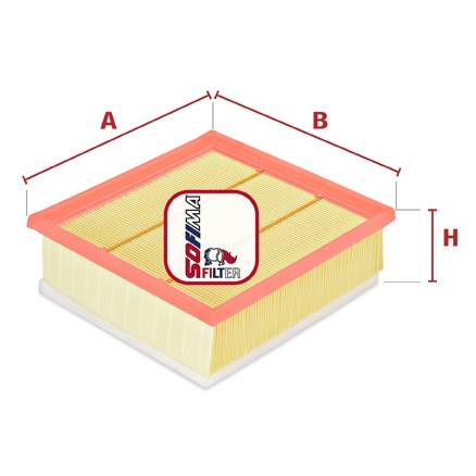 Слика на филтер за воздух SOFIMA S 3297 A за Opel Corsa D 1.0 - 60 коњи бензин