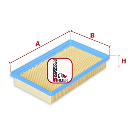 Слика на филтер за воздух SOFIMA S 8930 A за Fiat Cinquecento 170 0.9 (170AB) - 41 коњи бензин