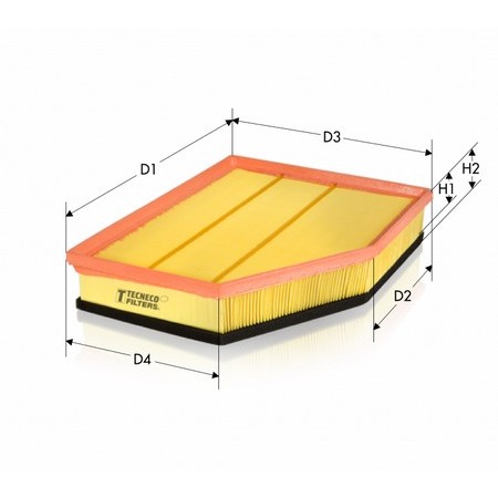 Слика на Филтер за воздух TECNECO FILTERS AR10022PMS