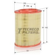 Слика 1 на филтер за воздух TECNECO FILTERS AR223OV