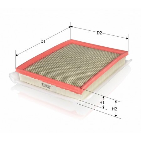 Слика на Филтер за воздух TECNECO FILTERS AR264/1PMS