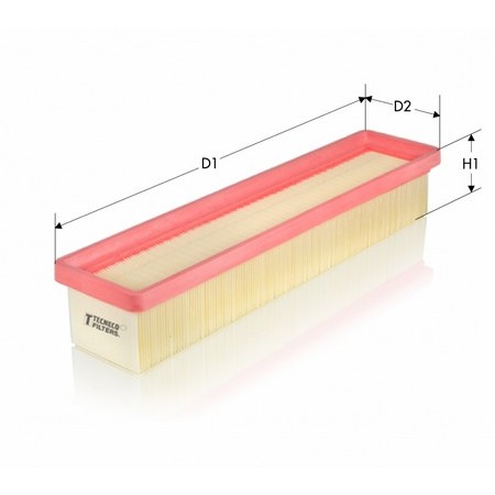 Слика на филтер за воздух TECNECO FILTERS AR282PM за Renault Megane 1 (BA0-1) 1.9 dTi (BA08, BA0N) - 98 коњи дизел