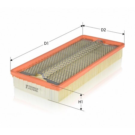 Слика на филтер за воздух TECNECO FILTERS AR303PMA за Mercedes T2 Platform (609) 814 DA 4x4 (670.411, 670.412) - 136 коњи дизел