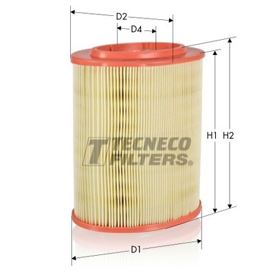 Слика на Филтер за воздух TECNECO FILTERS AR338OV