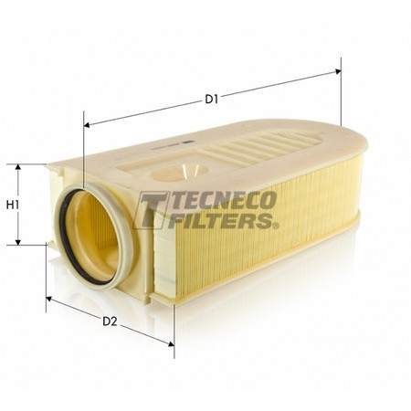 Слика на филтер за воздух TECNECO FILTERS AR35005 за Mercedes GLK-class (x204) 250 CDI 4-matic (204.982, 204.904) - 204 коњи дизел