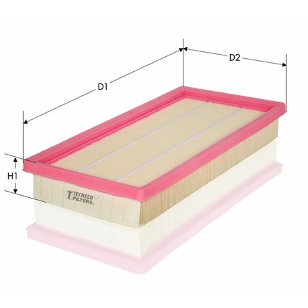 Слика на Филтер за воздух TECNECO FILTERS AR443PM