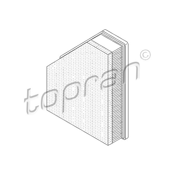 Слика на филтер за воздух TOPRAN 501 669 за BMW 3 Sedan E90 320 d - 184 коњи дизел