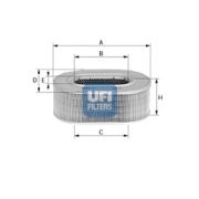 Слика 1 $на Филтер за воздух UFI 27.071.01