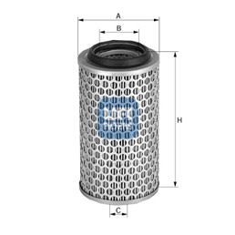 Слика на филтер за воздух UFI 27.187.00 за камион MAN M 2000 L 14.263, 14.264 LK, LRK - 260 коњи дизел