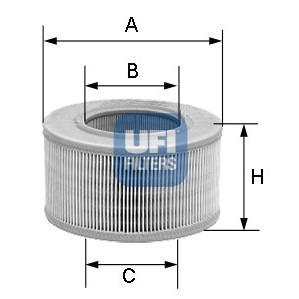 Слика на филтер за воздух UFI 27.239.00 за Citroen ZX Break N2 1.8 D - 60 коњи дизел