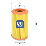 Слика 1 на филтер за воздух UFI 27.628.00