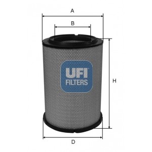 Слика на филтер за воздух UFI 27.642.00 за камион Scania 4 Series 114 C/380 - 379 коњи дизел