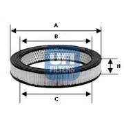 Слика 1 на филтер за воздух UFI 27.719.00