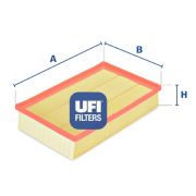 Слика 1 на филтер за воздух UFI 30.155.00