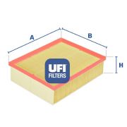 Слика 1 на филтер за воздух UFI 30.162.00