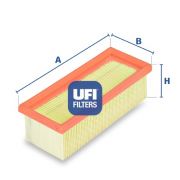 Слика 1 на филтер за воздух UFI 30.163.00