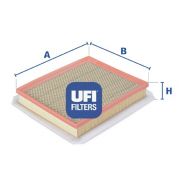 Слика 1 на филтер за воздух UFI 30.258.00