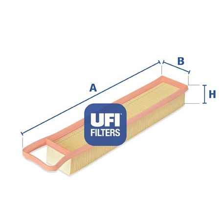 Слика на филтер за воздух UFI 30.345.00 за Mini Coupe (R58) Cooper - 122 коњи бензин