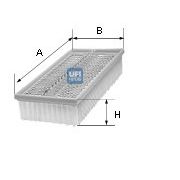 Слика 1 $на Филтер за воздух UFI 30.422.00