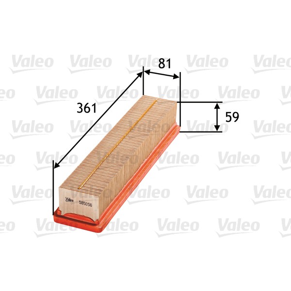 Слика на Филтер за воздух VALEO 585056