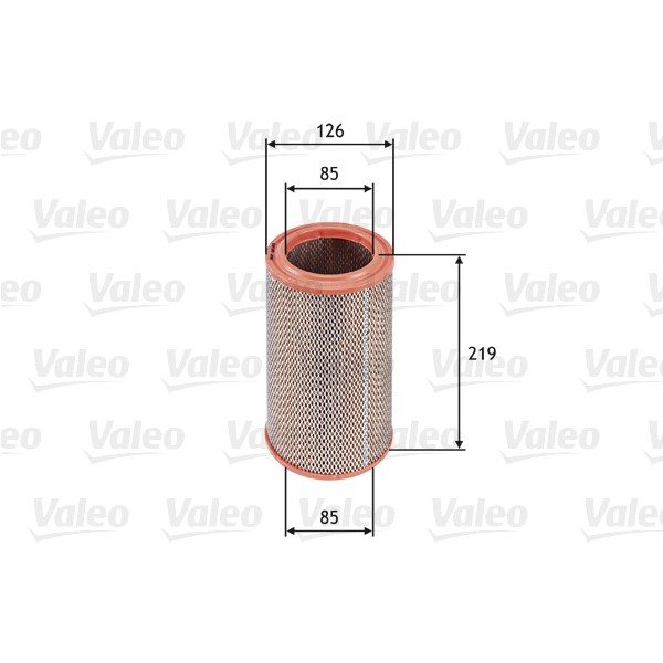 Слика на филтер за воздух VALEO 585609 за Renault Megane 1 (BA0-1) 1.6 e (BA0F, BA0S) - 90 коњи бензин