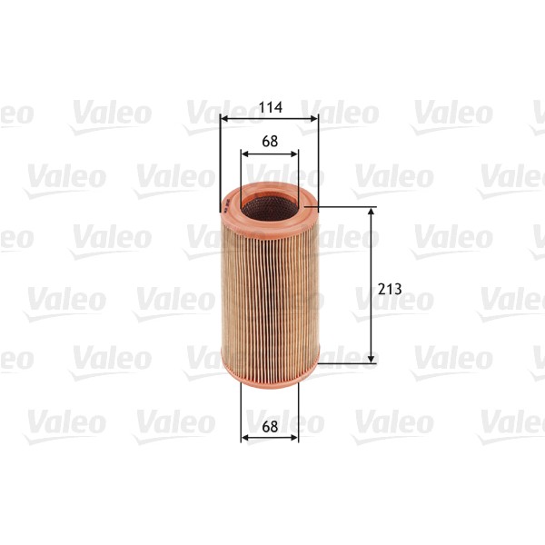 Слика на филтер за воздух VALEO 585615 за Citroen Xsara Break N2 1.9 TD - 90 коњи дизел