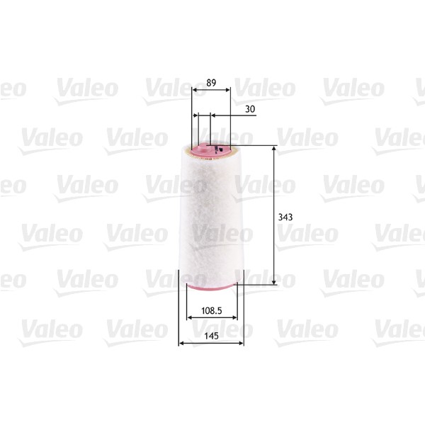 Слика на филтер за воздух VALEO 585617 за BMW 3 Sedan E90 318 d - 122 коњи дизел