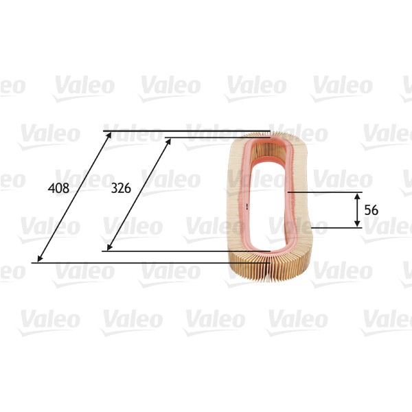 Слика на филтер за воздух VALEO 585667 за Mercedes E-class (w124) 200 E (124.021) - 118 коњи бензин