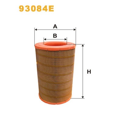 Слика на филтер за воздух WIX FILTERS 93084E за камион MAN E 2000 33.360 DFALC - 360 коњи дизел