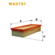 Слика 1 на Филтер за воздух WIX FILTERS WA6781