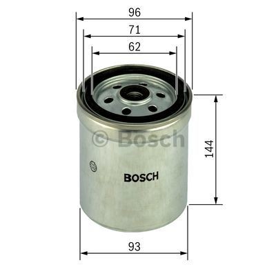 Слика на Филтер за гориво BOSCH F 026 402 037 за камион DAF 95 XF FAC 95 XF 530 - 530 коњи дизел