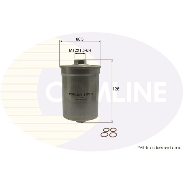 Слика на Филтер за гориво COMLINE EFF016 за Peugeot 205 (20A,C) 1.4 - 75 коњи бензин
