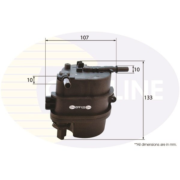 Слика на Филтер за гориво COMLINE EFF122 за Citroen C3 II Hatchback 1.5 Flex - 92 коњи Бензин/Етанол