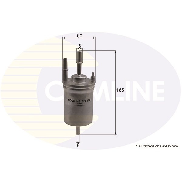 Слика на Филтер за гориво COMLINE EFF172 за VW EOS (1F7,1F8) 2.0 FSI - 150 коњи бензин