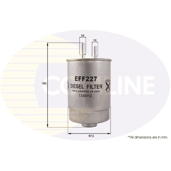 Слика на Филтер за гориво COMLINE EFF227 за Renault Fluence (L30) 1.5 dCi (L30D, L30L) - 110 коњи дизел