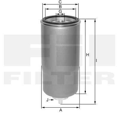 Слика на Филтер за гориво FIL FILTER ZP 3037 F за Renault Laguna Nevada (K56) 2.2 D (K56F/2, S56F) - 83 коњи дизел