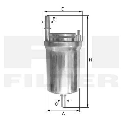 Слика на Филтер за гориво FIL FILTER ZP 8049 FL за VW Caddy 3 Estate 1.4 - 75 коњи бензин