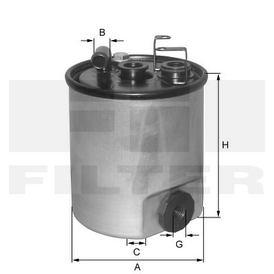 Слика на Филтер за гориво FIL FILTER ZP 8081 FMBM