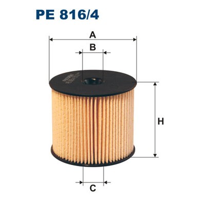 Слика на Филтер за гориво FILTRON PE 816/4 за Peugeot 307 SW (3H) 2.0 HDI 90 - 90 коњи дизел