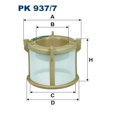 Слика на Филтер за гориво FILTRON PK 937/7 за камион MAN TGA 18.360 FAC, FARC - 360 коњи дизел