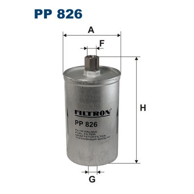 Слика на Филтер за гориво FILTRON PP 826 за VW Passat 2 (B2,32B) 2.0 Syncro - 116 коњи бензин