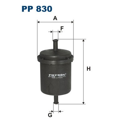 Слика на Филтер за гориво FILTRON PP 830 за Seat Marbella Box (028A) 0.9 - 40 коњи бензин