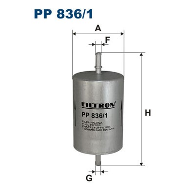 Слика на Филтер за гориво FILTRON PP 836/1 за VW Beetle (9C1,1C1) 1.6 - 102 коњи бензин