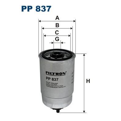 Слика на Филтер за гориво FILTRON PP 837 за камион Iveco M 175-17 - 177 коњи дизел