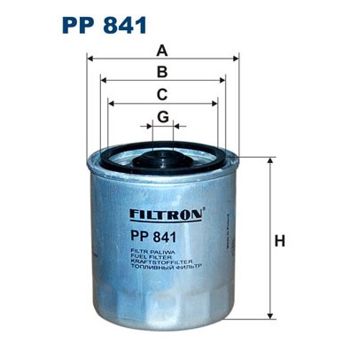 Слика на Филтер за гориво FILTRON PP 841 за Mercedes 190 (w201) D 2.5 (201.126) - 90 коњи дизел