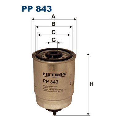 Слика на Филтер за гориво FILTRON PP 843