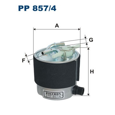 Слика на Филтер за гориво FILTRON PP 857/4